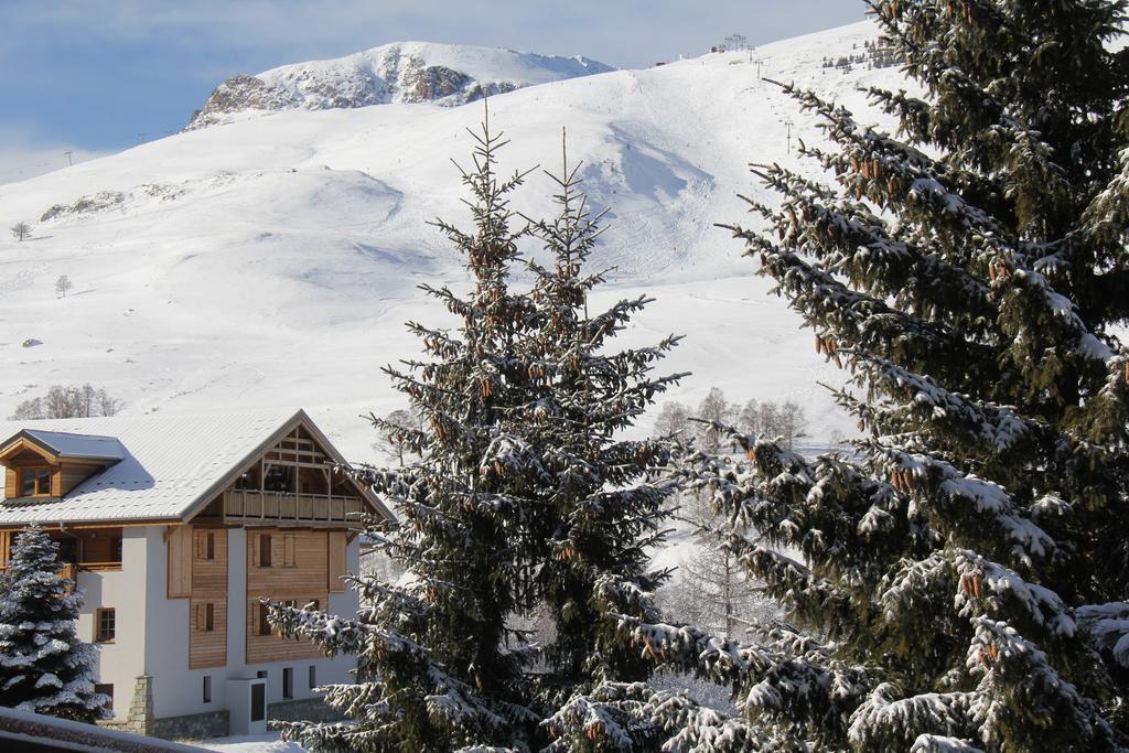 Residence : Le Crystal Chalet Лес дьо Алпс Екстериор снимка